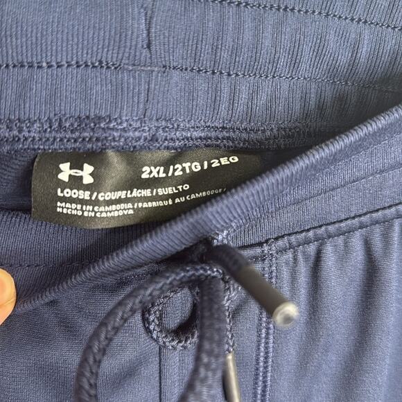 Under Armour Sportstyle Men's Navy Blue Midnight Joggers M-272 Sz 2XL - Picture 8 of 14